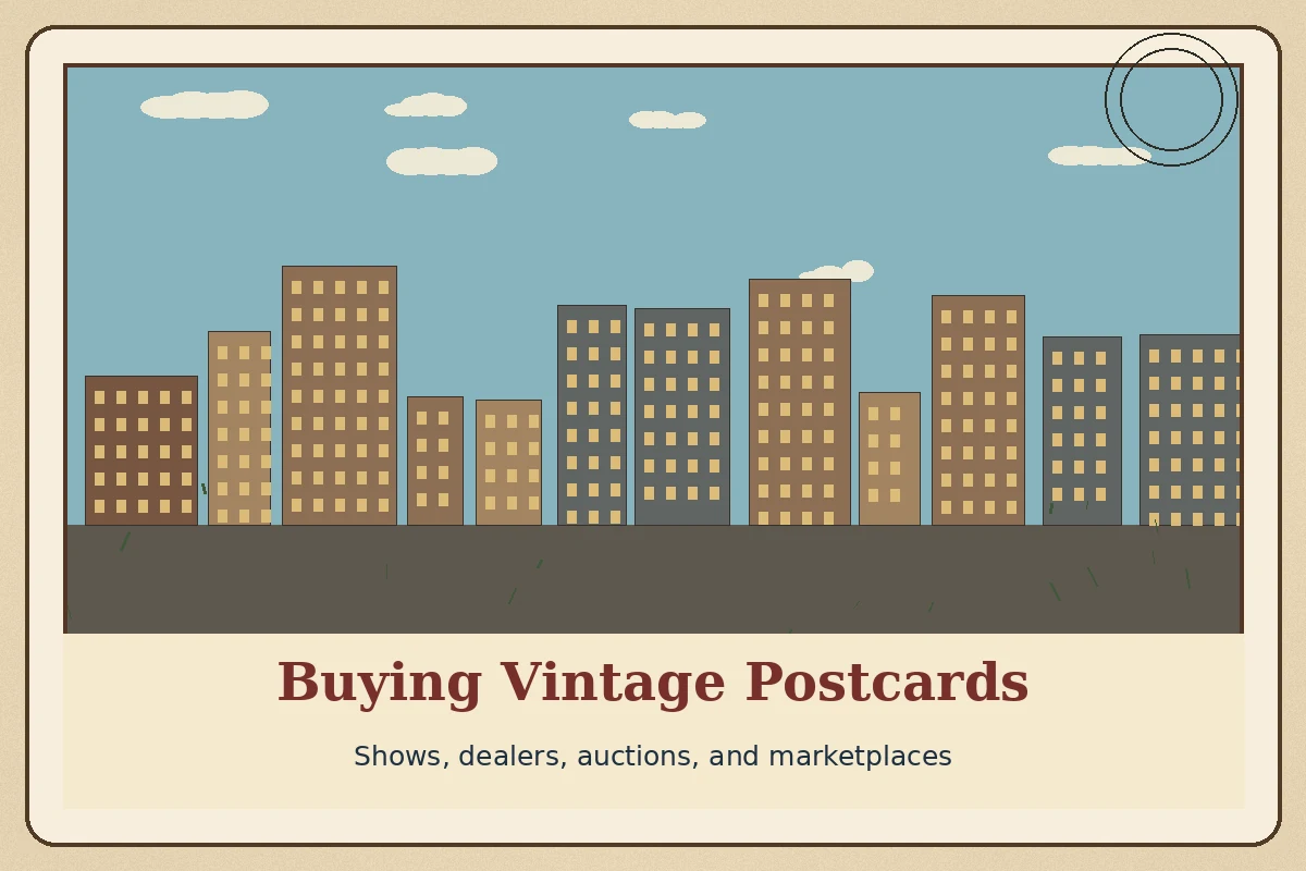 Best Places to Buy Vintage Postcards
