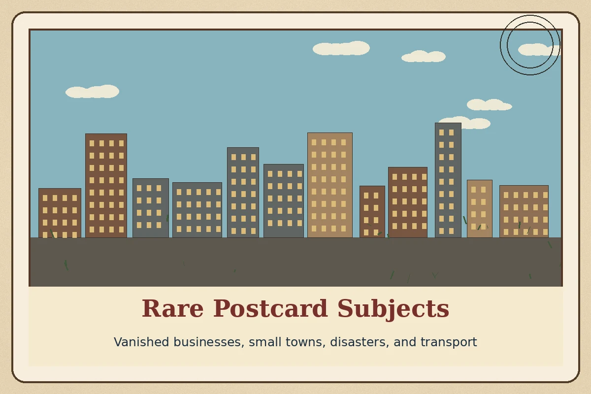 Rare Postcard Subjects Collectors Watch For