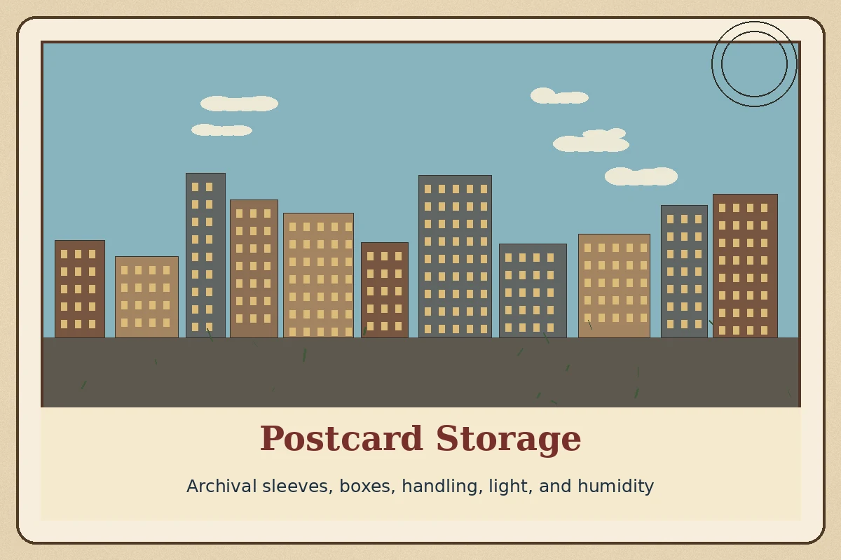How to Store Vintage Postcards Safely