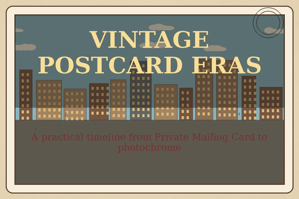 Postcard era timeline